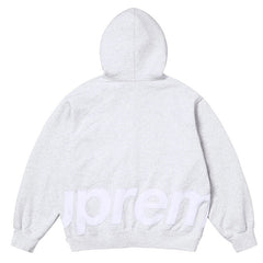 Supreme Big Logo Zip Up Hooded Sweatshirt