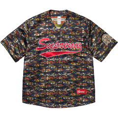 Supreme Floral Jacquard Baseball Jersey