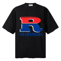 Rhude Split Petrol Logo Tee