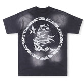 Hellstar Rhinestone-Embellished Logo T-Shirts