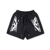 Hellstar Studios Sports Flame Shorts