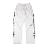 Hellstar Gothic Logo Straight-Leg Sweatpants