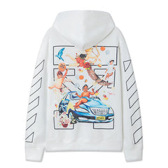 Off-White Logo-Embroidered Hoodies