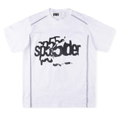 Sp5der Contrast Stitch Slub Tee