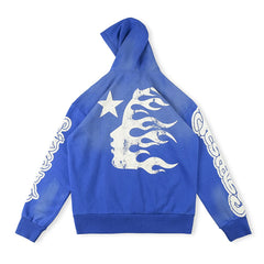 Hellstar Studios Yoga Hoodie Blue