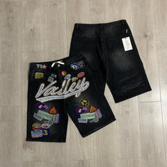 VALLEY Vale Forever 1980's Carpenter Denim Shorts