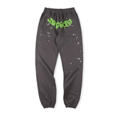 Sp5der Logo Foam Printing Pant-Brown #8309