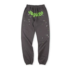 Sp5der Logo Foam Printing Pant-Brown #8309
