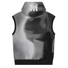 AMIRI Flock Hooded Sleeveless Sweatshirt