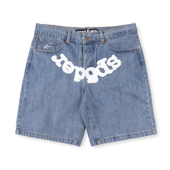 Sp5der OG Logo Denim Short