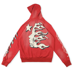 Hellstar Studios Records Hoodie Red