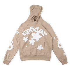 Sp5der Beluga Hoodie Apricot #8212