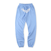 Sp5der White Foam Printing Pant-Blue #8308
