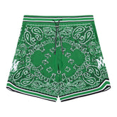 AMIRI Bandana Print B-Ball Drawstring Shorts