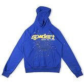Sp5der Spider Web Hoodie-Blue #8207