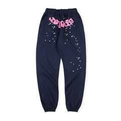 Sp5der Red Foam Printing Pant-Navy #8151