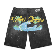 Vale Forever Valley Dreams Patch Denim Shorts