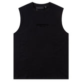Fear Of God Flocking small letter print Sleeveless T-Shirts