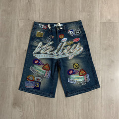 VALLEY Vale Forever 1980's Carpenter Denim Shorts