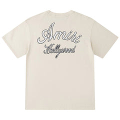 AMIRl Embroidered Logo T-Shirts
