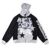 Sp5der Triple 5 Stitch Zip Up Hoodie