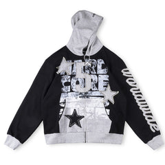 Sp5der Triple 5 Stitch Zip Up Hoodie