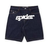 Sp5der OG Logo Denim Short