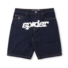 Sp5der OG Logo Denim Short