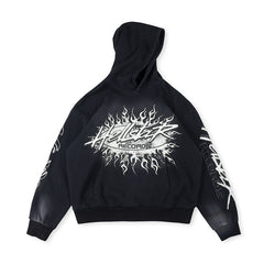 Hellstar Studios Records Hoodie Black
