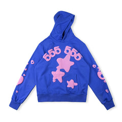 Sp5der Beluga Hoodie Blue #8213