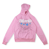 Sp5der Atlanta Hoodie-Pink #5503