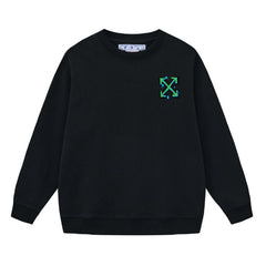 Off White Arrow Pattern Printed Sweatshirts