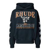 RHUDE Cambridge State Champs Vintage Boxy Hoodie