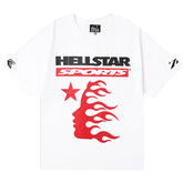 Hellstar Family Letter printed T-Shirt White