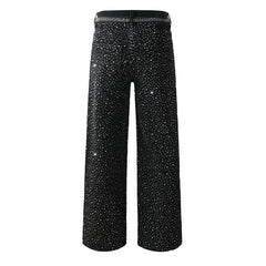 Purple Brand Crystal Diamond Jeans #9128