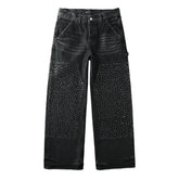 Purple Brand Crystal Diamond Jeans #PU104