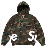 Supreme Big Logo Zip Up Hooded Sweatshirt 'Woodland Camo'