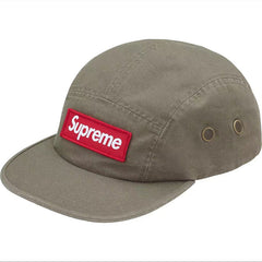 Supreme Washed Chino Twill Camp Cap
