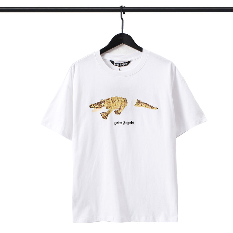 Palm Angel Croc Print Short Sleeve T-Shirt