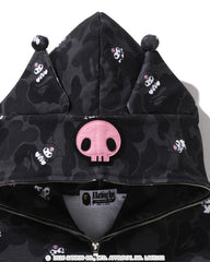BAPE x Sanrio Characters Kuromi Camo Full Zip Hoodie (Ladies)