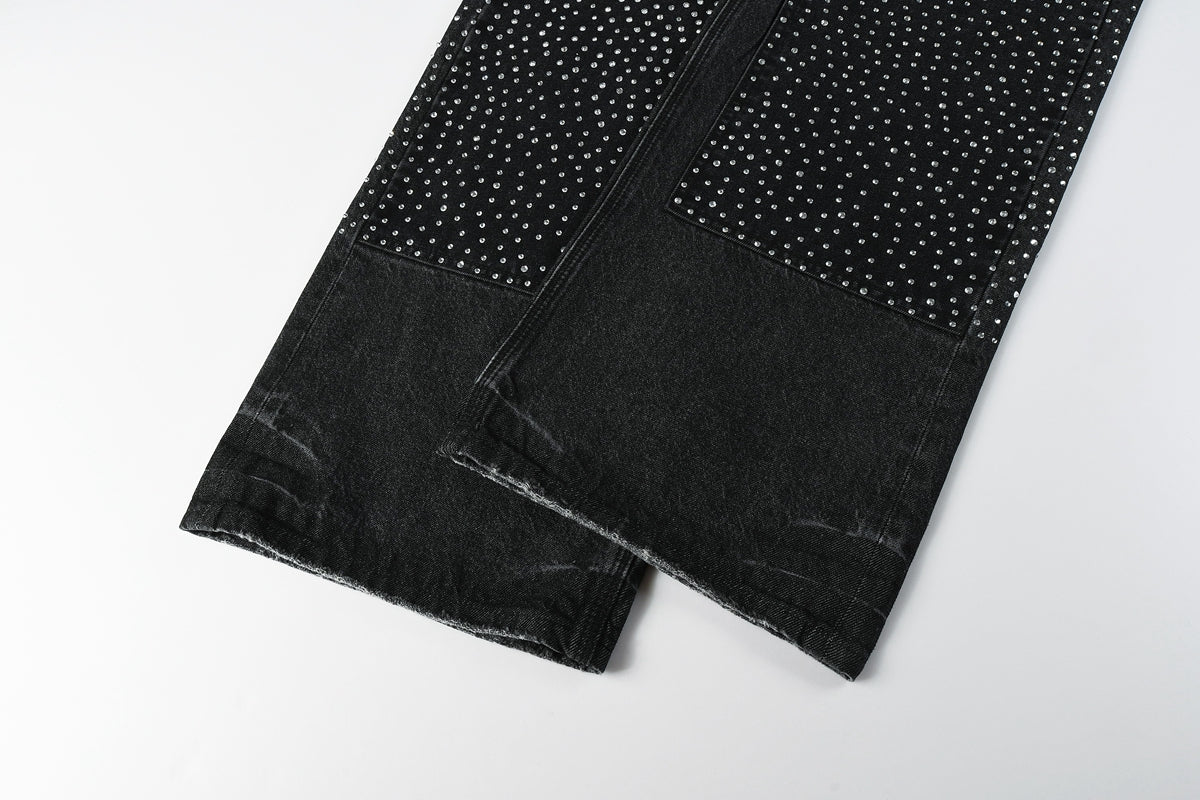 Purple Brand Crystal Diamond Jeans #PU104
