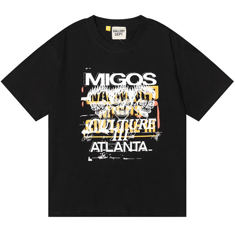 Migos x Gallery Dept. For Culture lll Three Skulls T-Shirts