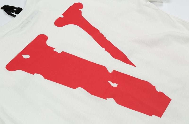 VLONE Staple Blue Red Large V T-Shirts