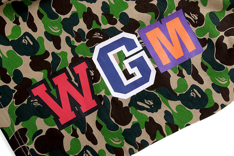 BAPE Double-Hat Big ABC Camo Shark Shorts