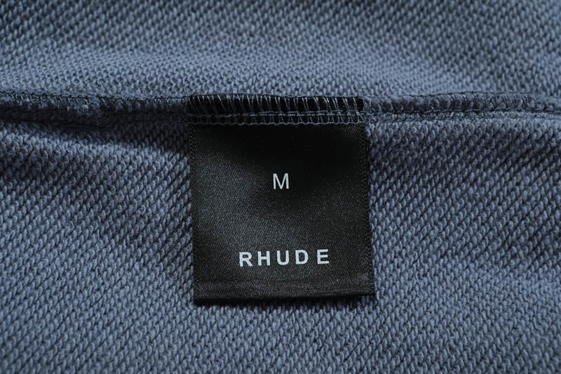 RHUDE Summer embroidery vintage drawstring Shorts