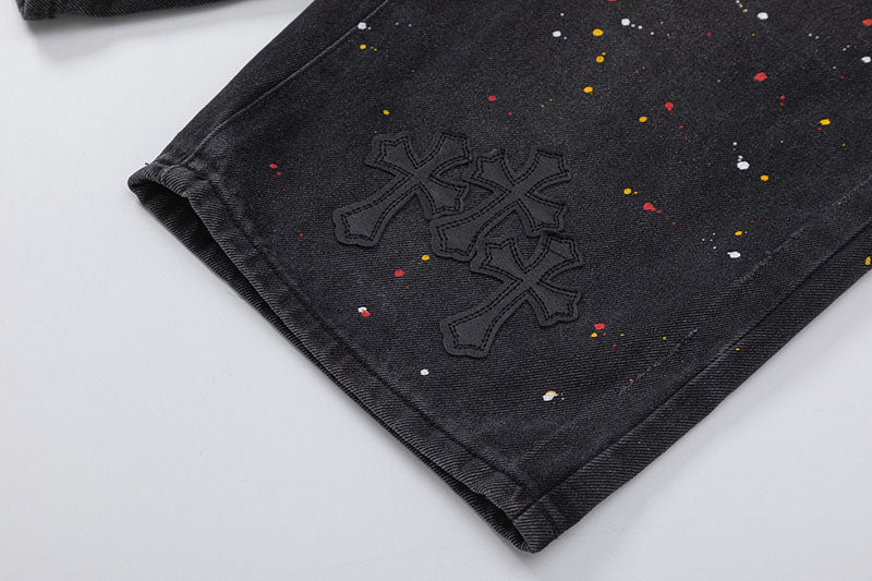 Chrome Hearts Denim Shorts