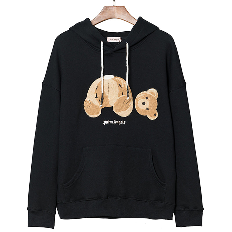 Palm Angels Bear-print classic hoodies