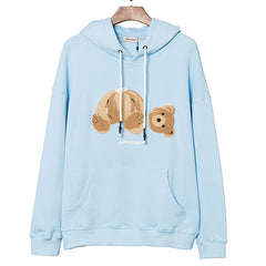 Palm Angels Bear-print classic hoodies