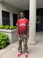 Hellstar 'Red Stripes' Mesh Jersey