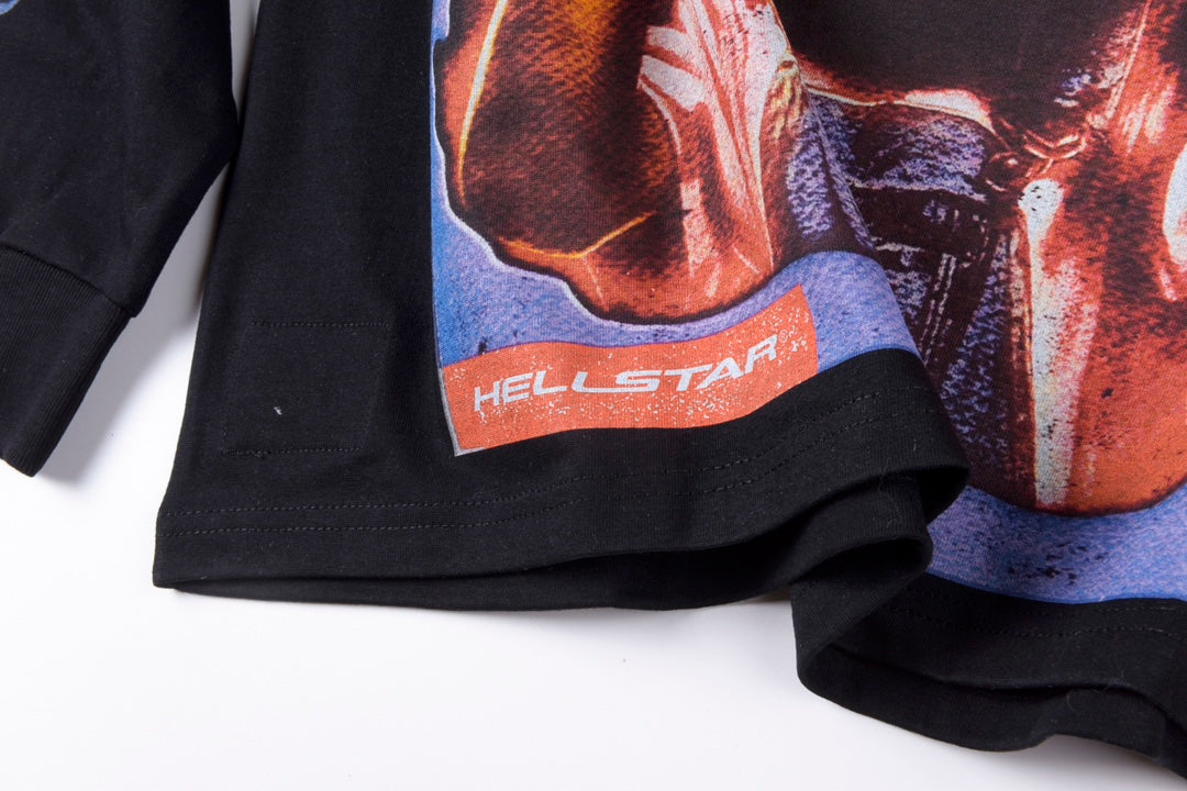 Hellstar Horror Book Longsleeves T-shirt